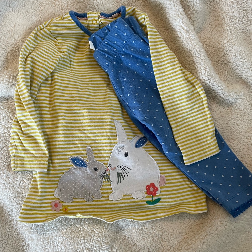 Baby Boden Bunny Play Set 6-12 Months